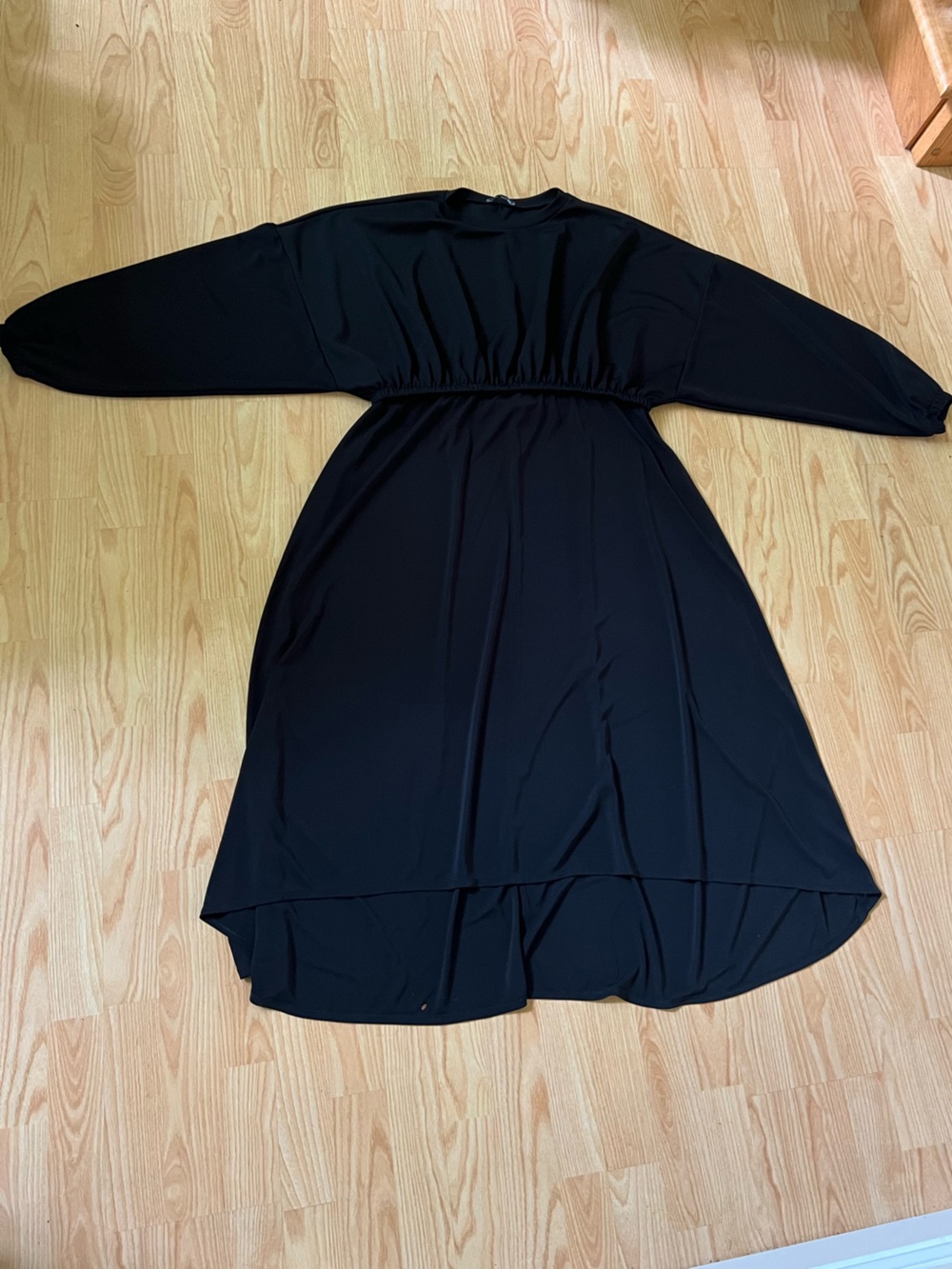 ZARA BATWING DOLMAN SLEEVE DRESS L
